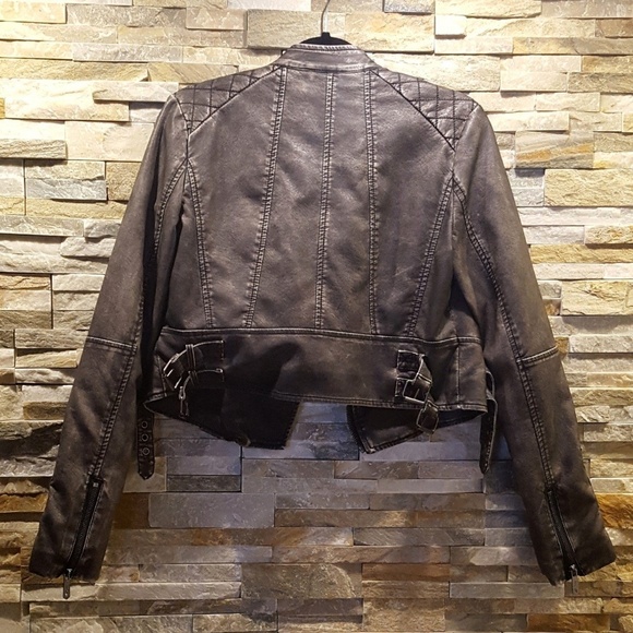 Sam Edelman "Circus" Faux-leather Moto Jacket - Picture 4 of 4